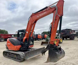 Utilisé pour la mini-pelle KX080-4 Kubota Poids de fonctionnement de 6 tonnes Roulement de moteur de clé de pelle sur chenilles hydraulique en bon état - Product Image 1