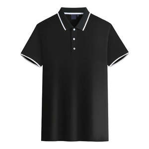 Polo de manga corta informal para hombre de alta calidad, Polo transpirable de algodón y poliéster para hombre - Product Image 1