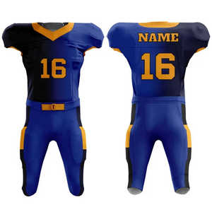 Servicio OEM, Uniforme de Fútbol Americano de Alta Calidad, 100% Poliéster, Transpirable, de Secado Rápido, Talla Grande, Sublimado, Estampado, para Verano - Product Image 5