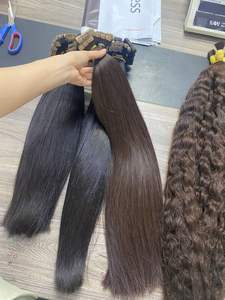 CINTA INVISIBLE INS 100% PELO HUMANO VIETNAMÉS Virgen Seda Recta 20 Pulgadas Sin Procesar Doble Dibujado 2025 - Product Image 6