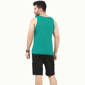 2025 mejor OEM de alta calidad para hombre, camiseta sin mangas de verano, camiseta sin mangas de punto transpirable para gimnasio, camiseta sin mangas informal de diseño - Product Image 4