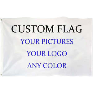 Bandera Personalizada de 3x5 Pies, Banderas para Exteriores, Personaliza con tus Fotos y Logotipo, Regalos Personalizados (Bandera Personalizada) - Product Image 1