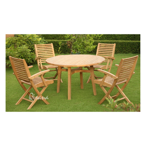 Mesa De Centro Con Acabado De Madera Natural Fabricación En Indonesia - Product Image 6