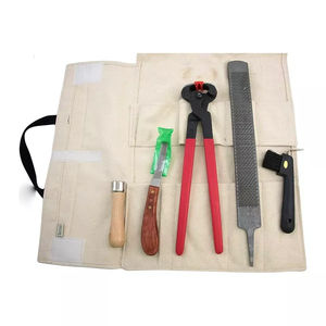 Kit d'outils de maréchal-ferrant, kit d'instruments de 7 pièces avec portefeuille en cuir Cheval, vente en gros - Product Image 5