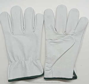 Gants de conducteur en cuir de peau de grain de vache imperméables et antidérapants de taille XL pour la sécurité du soudage de construction - Product Image 3
