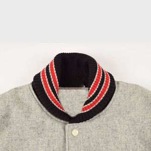 Wholesale Custom Men's Varsity Jackets Polyester Breathable Blank Plain Embroidery <b>Kids</b> Leather Sleeve Varsity Jacket for man - Product Image 4