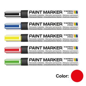 Red Paint <b>Marker</b> <b>Permanent</b> <b>Marker</b> 7 ml. (Faren 861ROS) - Product Image 1