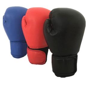 ถุงมือชกมวย PU สำหรับคิกบ็อกซิ่ง MMA ระบายอากาศได้ดี ซับเหงื่อ ป้องกันรังสียูวี ปรับขนาดได้ด้วยแถบตีนตุ๊กแก - Product Image 1