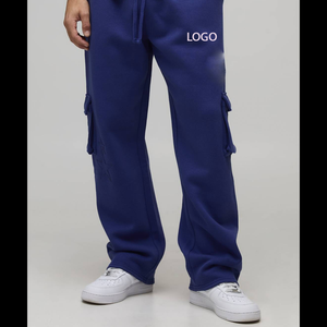 Pantalones Deportivos Morados Lisos de Estilo General para Hombre y Mujer, Primavera y Otoño 2026, Pantalones Cargo con Estampado Hip-Hop para Uso Deportivo - Product Image 4