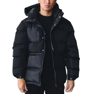 Veste en duvet imperméable pour hommes veste unisexe personnalisée 100% vestes bouffantes épaisses en polyester pour hommes - Product Image 1