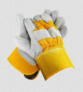 ถุงมือหนังวัวแบบเต็มถุงมือสะท้อนแสงสำหรับงานทำสวนอุตสาหกรรม - Product Image 6