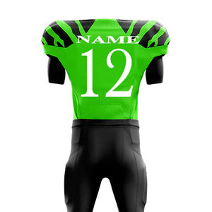 Uniforme de football américain de couleur et de taille personnalisées en gros uniforme de football américain de meilleur fournisseur nom d'équipe personnalisé - Product Image 5