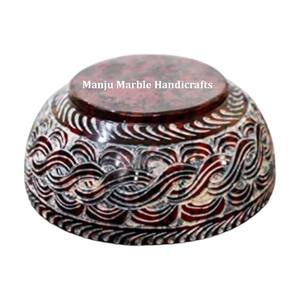 ชามแกะสลักหินสบู่พร้อมธีมขัดเงาสินค้าดีไซน์โค้งสำหรับตกแต่งบ้านห้องครัว - Product Image 3