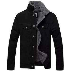 Chaqueta Vaquera Vintage de Invierno para Hombre, Duradera para Uso Diario, con Detalles de Botones, Material de Spandex/Algodón para un Uso y Comodidad Constantes - Product Image 2