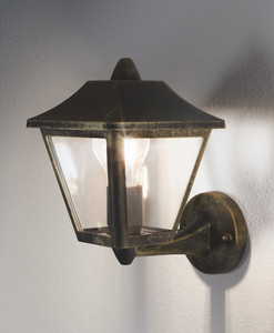 Lámpara de pared para exteriores de aluminio Tradition Up E27 IP44, color oro antiguo (Ledvance 4058075206229) - Product Image 3
