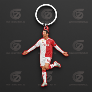 Porte-clés mousqueton Pikachu 3D en caoutchouc, motif dessin animé mignon et populaire, imprimé UV, écologique, durable, non toxique, multifonction, en alliage, pour anniversaire - Product Image 1