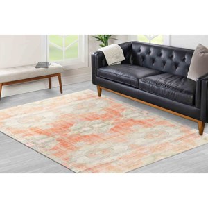 Alfombra Impresa en 3D, Diseño Turco, Antideslizante, Redonda, Estilo Boho, Alfombra de Chenilla - Product Image 2