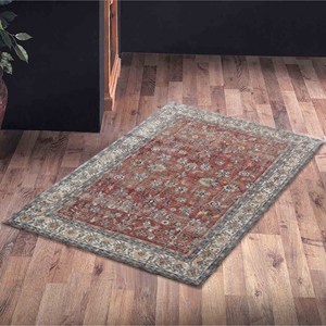 Floral Pattern Printed <b>Rug</b>, Turkish Vintage Style Small Entryway <b>Rug</b>,<b>Chenille</b> <b>Rug</b> - Product Image 5