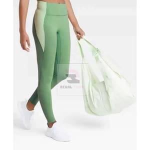 Mallas deportivas con cintura elástica para mujer, venta al por mayor, tejido de punto, logotipo personalizado - Product Image 4