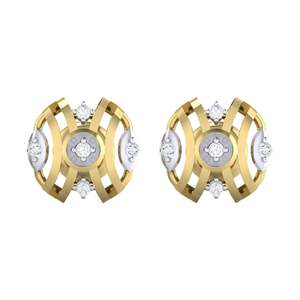 ต่างหูเพชรแท้รับรองคุณภาพ น้ำหนักรวม 0.07 กะรัต จำนวน 10 ชิ้น ทอง 14K/18K เพชรหลากสี - Product Image 3