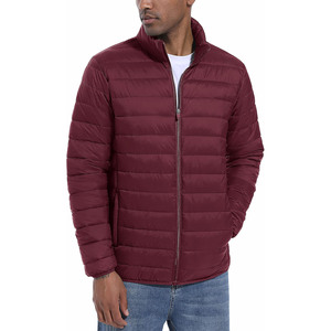 Veste matelassée légère unisexe personnalisée, hiver, chaude, col roulé, fermeture éclair, OEM ODM, extérieur, respirante, softshell - Product Image 1