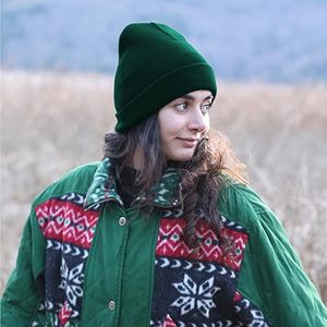 Nouveau design 2025 – Bonnet unisexe adulte en laine/coton respirant et imperméable, jacquard, service OEM, vente en gros, fabrication sur mesure, haute qualité - Product Image 2