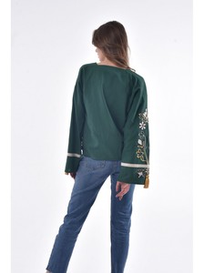 Top elegante de túnica estampada de algodón para mujer Top de túnica de algodón floral Top túnica estampada informal y Top para mujer Túnica y Tops - Product Image 4