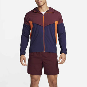 Blouson aviateur élégant pour homme coupe-vent léger en polyester avec fermeture éclair et capuche imperméable de haute qualité pour l'hiver - Product Image 6