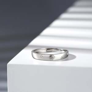 Jeulia One Love for the Little Prince, bracelet ajustable en argent sterling pour homme avec zircon - Product Image 4