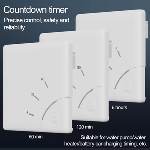 Interruptor <span class=keywords><strong>Temporizador</strong></span> de Luz para Escaleras TUODI TDL-2116, Carga <span class=keywords><strong>con</strong></span> <span class=keywords><strong>Temporizador</strong></span> de Cuenta Regresiva, AC110V~250V 16A, Botón <span class=keywords><strong>Pulsador</strong></span> <span class=keywords><strong>con</strong></span> 15/30/60 Min y 2/4/6 Horas - Product Image 5