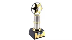 Premio al diseñador del trofeo estrella corporativa más vendido por reconocer a los mejores triunfadores y los hitos de los empleados Precio de exportación disponible - Product Image 4