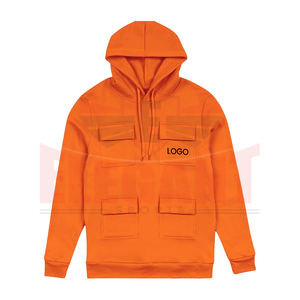 เสื้อฮู้ดกีฬาแบบสวมหัวของผู้ชายเสื้อมีกระเป๋าใส่ของสี่ช่องใส่โลโก้ออกแบบได้ตามที่ต้องการดีไซน์ล่าสุดมีขนาด XS - Product Image 1