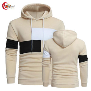ออกแบบโลโก้เอง เสื้อฮู้ดดี้ผู้ชายคุณภาพสูงสำหรับฤดูหนาว สีพื้น สไตล์ลำลอง ไซส์ใหญ่ ผ้าฝ้ายผสมขนแกะ - Product Image 1