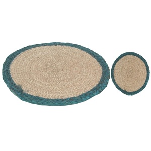 Posavasos de yute para uso en la cocina Posavasos de lujo con yute Color marrón Acabado Artículo de utensilios de cocina Posavasos de yute - Product Image 5