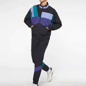 Ensemble coupe-vent d'extérieur motif solide coupe-vent pour hommes Prix raisonnable en solde - Product Image 1