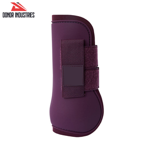 Color púrpura con logotipo propio El mejor proveedor Uso para el cuidado de caballos La más alta calidad Nueva llegada Botas de caballo ajustables - Product Image 5