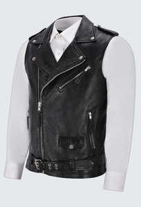 Chaqueta de Motociclista Unisex de Cuero Resistente al Viento, Personalizable, para Adultos, para Todas las Estaciones - Product Image 5