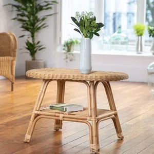 Mesa de ratán moderna OEM personalizada para sala de estar, dormitorio, exterior, variedad de colores de alta calidad, opciones de Vietnam - Product Image 2