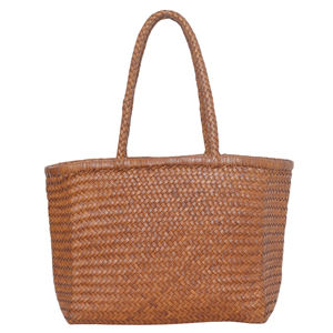 Sac à main en cuir véritable pour femme, design tissé à la main, sac à bandoulière décontracté, sac fourre-tout pour le travail, sac à bandoulière en cuir véritable, sac fantaisie - Product Image 1