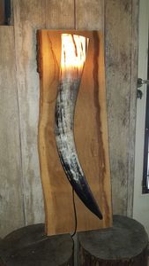 Polished Buffalo Horn Mounted Wall Decor Luxury Home Accessories Featuring Ox and Cow Horns Animal Style Wall Decor - Product Image 2