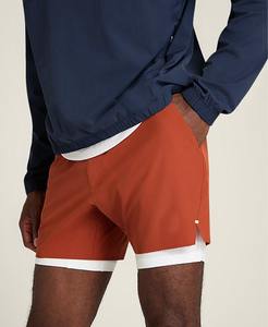 กางเกงขาสั้นผ้าย้อมสีพื้นสำหรับผู้ชายกางเกงขาสั้นเล่นเทนนิสสำหรับใส่วิ่งและเล่นกีฬากางเกงลำลองแบบปรับแต่งได้กางเกงขาสั้นเล่นเทนนิสสำหรับใส่ฤดูร้อน100% โพลีเอสเตอร์สำหรับใส่วิ่งและเล่นกีฬา - Product Image 1