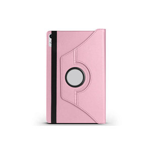 Étui rotatif rose compatible Netzy pour Lenovo Tab P11 11.5 TB350UF avec support en cuir PU, certifié PC-RoHS et FCC - Product Image 5