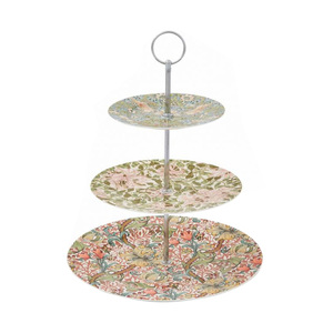 Décoration de table, support à gâteau en métal, support à cupcakes, support à desserts, finition dorée luxueuse, support à gâteau en métal - Product Image 4