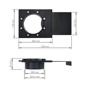 Industrial DIY Magnetic 4 Inch Quick Blast Gate DS01339 for Dust Collection with 1 Year Warranty OEM/ODM Taiwan Customers' Brand - Product Image 3
