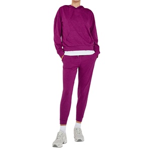 Sweat-shirt à capuche pour femme en coton doux, coupe ample, vêtements de sport décontractés, doublure écologique, OEM, vente en gros personnalisée - Product Image 2