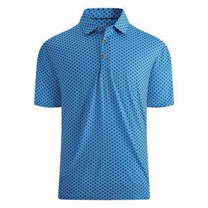 Piqué de algodón orgánico sostenible de manga corta Casual Piqué ropa personalizada Stand Collar Plus Size Mens Polos - Product Image 1