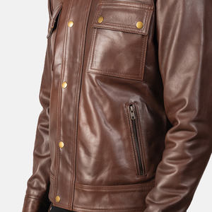 Chaqueta de cuero ligera y elegante para hombre, cómoda, de alta calidad, en oferta para el invierno, a precio económico. - Product Image 6