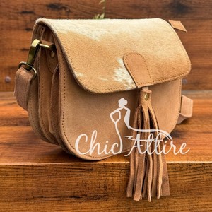 2025กระเป๋าสะพายข้างหนังนิ่มแท้สำหรับผู้หญิงกระเป๋าสะพายไหล่พาดลำตัวหนังวัวความจุขนาดใหญ่ - Product Image 1