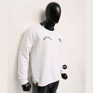 Venta al por mayor de calidad de silicona de impresión de peso pesado de algodón de gran tamaño de impresión personalizada pulóver de algodón personalizado sudaderas con capucha y sudaderas - Product Image 3