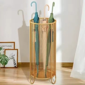 Porte-parapluie en métal compact et robuste idéal pour le placement intérieur dans les foyers ou les espaces commerciaux - Product Image 6